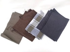 Wolle Leinen Wollmix Meterware Stoff Nähen ca. 7m