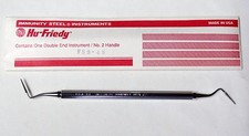 HU-FRIEDY  FS3/4S Kurette Curette Double End Intrument No.2 Dental Instrument 
