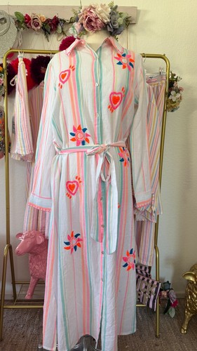 Hippie tunika kleid streifen - hippie,