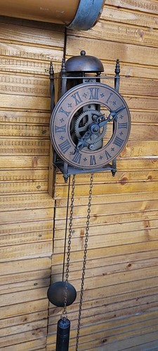 Rustikale skelettuhr wanduhr - skelettuhr,