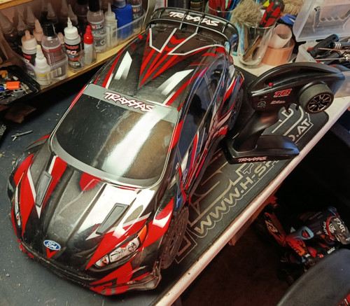 Traxxas ford fiesta - ford, 4wd