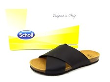 Scholl ANCHOR M ZL Sandalen Pantoletten Slipper Damenschuhe Schwarz Gr. 40