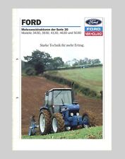 New Holland FORD Serie 30 Schlepper 3430 3930 4130 4630 5030 Traktor  1993