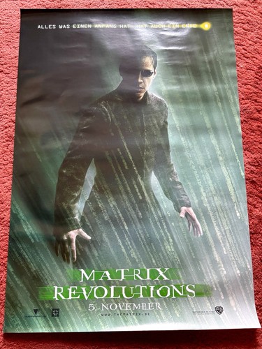 Matrix revolutions kinoplakat - matrix,
