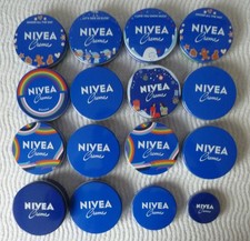 Leere und saubere Nivea Dosen