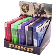 50 Feuerzeuge Elektro Anzünder Feuerspender Feueranzünder Nachfüllbar SORTIERT