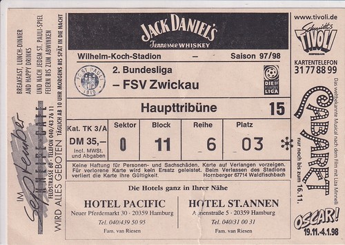 Ek1 ticket 1997 - 1997/98, fc
