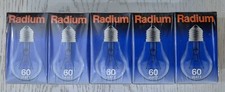 10 x Radium E27 60W klar