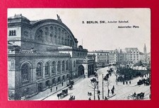 AK BERLIN um 1910 Anhalter Bahnhof und Askanischer Platz     ( 167249