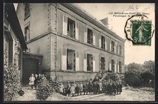 AK Le Mesle-sur-Sarthe, Pensionat der jungen Mädchen 1912 