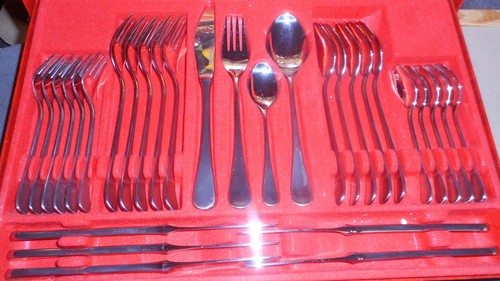 Besteckkasten rot mit - besteckkasten,,