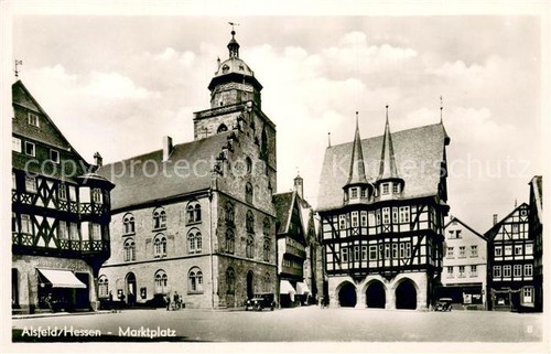 Alsfeld marktplatz rathaus - alsfeld,