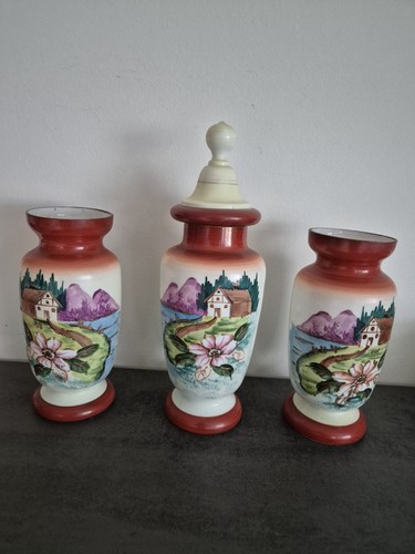 Deckelvase mit vasen - mit, (