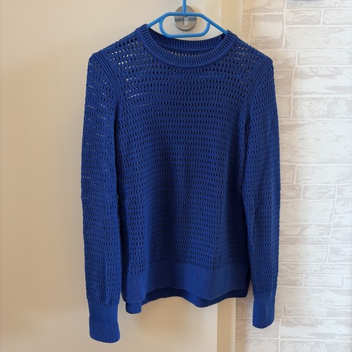 Strick pullover blau - (xs), mit