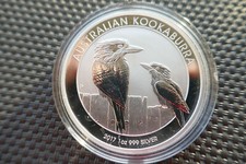 1 Münzen KOOKABURRA 2017  - 1 Unze/Oz Silber in Original Kapsel NEU-Rarität