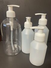  150ML 200ML 250ML 500ML PET/HDPE Flasche für flüssige Lotion mit Pumpendender