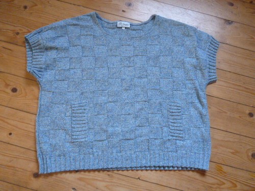 Frida lagenlook pullover blau - pullover,