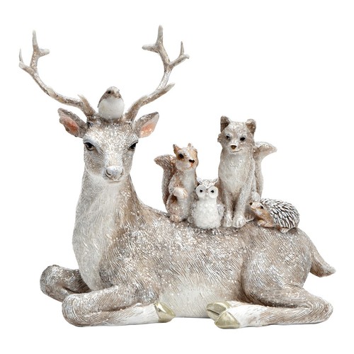 Figur hirsch liegend - hirsch,