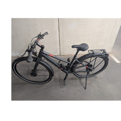 Cube trekkingrad schwarz mit - trekkingrad,