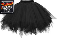Damen Tutu Tüllrock Petticoat