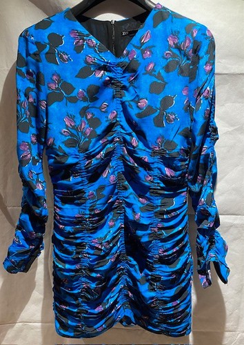 Zara minikleid drapierung - zara,