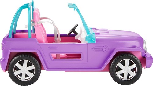 Barbie beach jeep gmt46 lila - jeep,