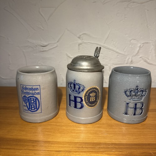 3er set bayerische steingut - set,