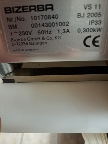 Bizerba aufschnittmaschine - bizerba, vs