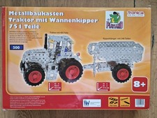 🧡 Tronic Metallbaukasten: Traktor  mit Wannenkipper/ 751 Teile 🧡
