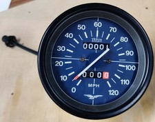 VELOCIMETRO 18761600 MOTO GUZZI IDRO CONVERT G5 VEGLIA 100mm 120 MPH - NOS PART