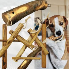 Kauknochen Kaustab Olivenholz Hunde Spielzeug Kauholz Knochen - Regenwald Retter