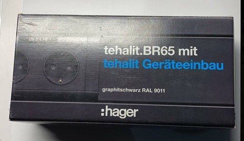 Hager geräteeinbau schwarz - hager,