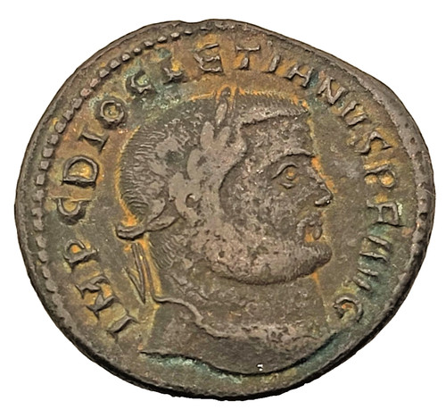 Römische follis bronze münze - follis,