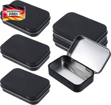 6 Stücke Schwarz Metalldosen