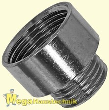 Muffennippel Messing verchromt