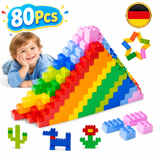 Bauklötze set stück 2 - bauklötze-set, 80