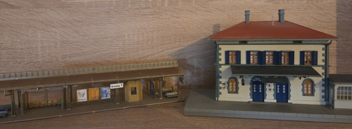 Modellset konvolut bahnhof - bahnhof, &