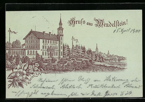 Lithographie wendelstein - lithographie,