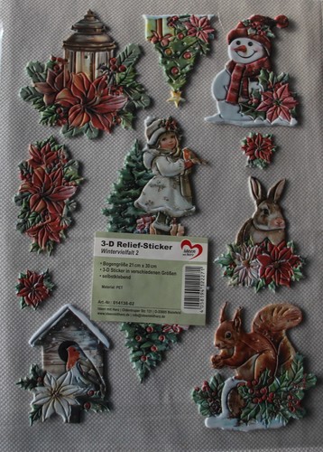 Relief sticker - 3-d, relief-sticker