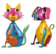 2er Set Dekofiguren Hund +