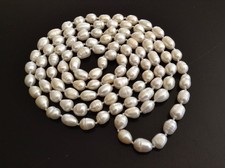 120 cm Süßwasser Perlenkette