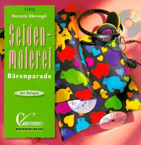 Seidenmalerei bärenparade - seidenmalerei,