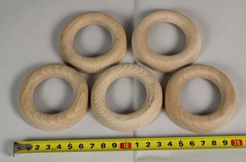 Runde mini holz - 5x,