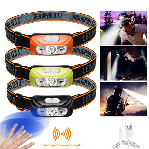 Led stirnlampe usb - led,