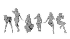 Ww2 sexy girl captain - 1/35,