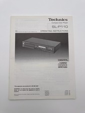 Technics SL-P110 Bedienungsanleitung Handbuch Instructions Manual