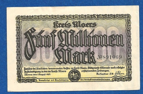 072 notgeld kreis moers - kreis, 5