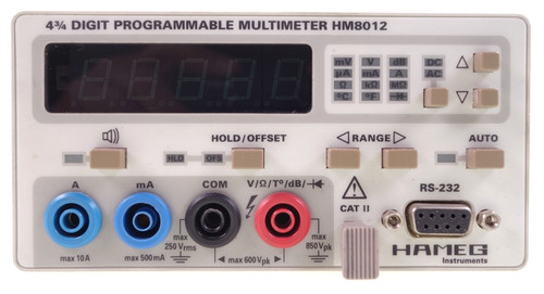 Hameg hm8012 4 digit - hameg, 3/4-digit