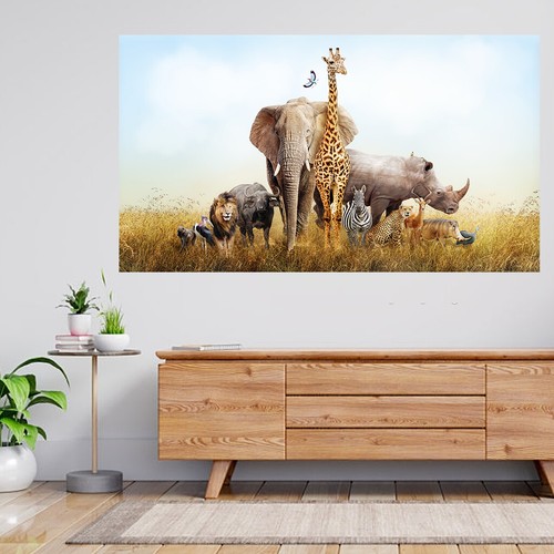 Afrikanische safari tiere - afrikanische,