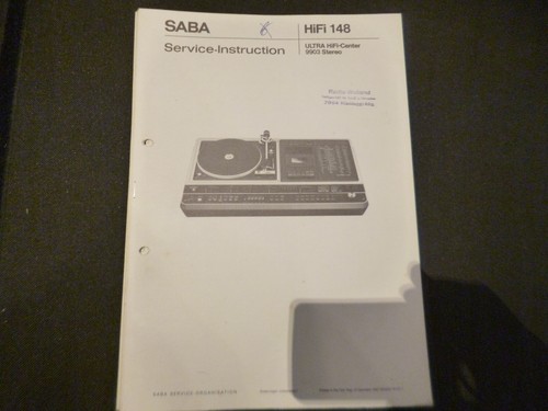 Original service manual - service,